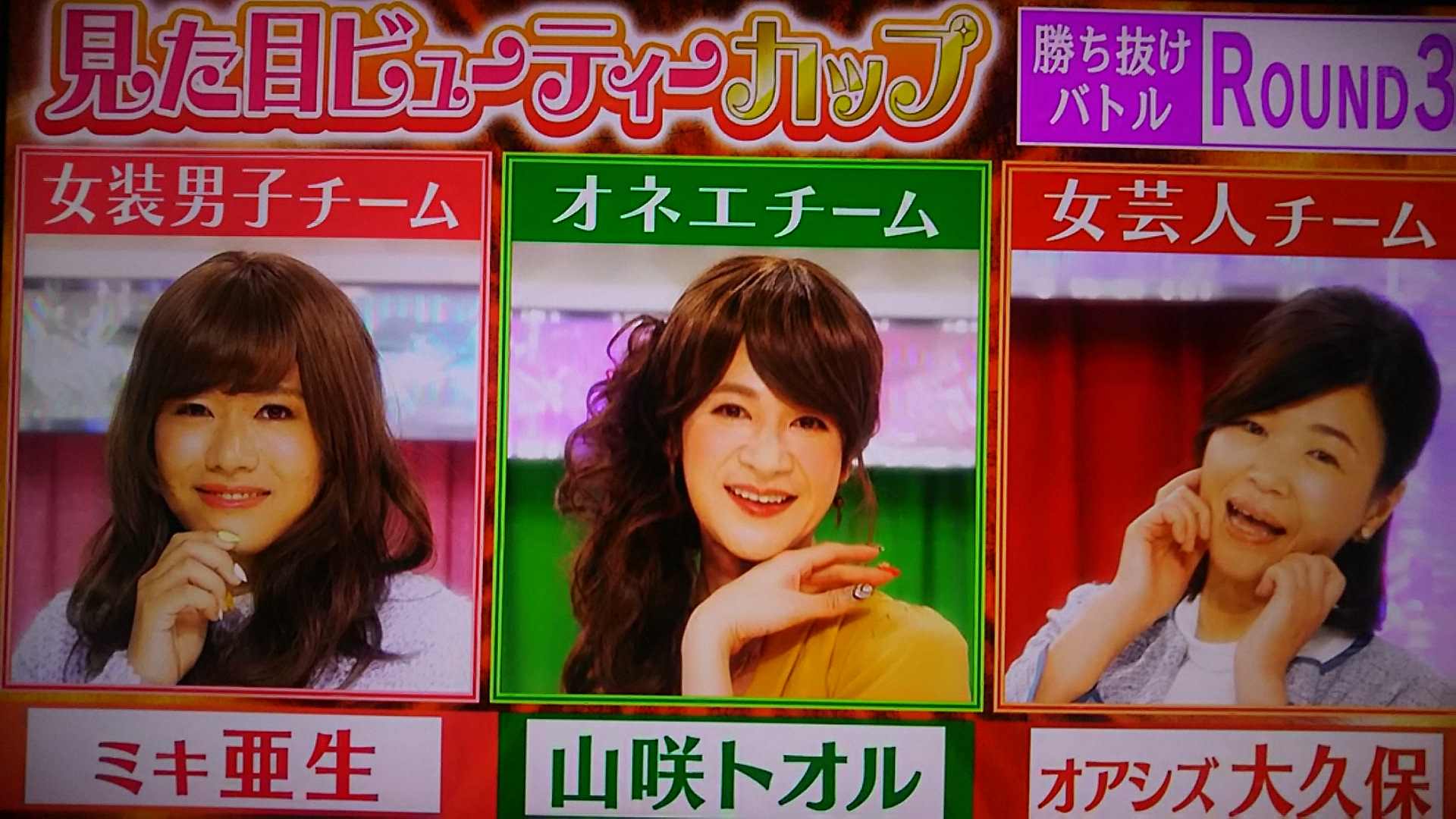 ロンハー見た目ビューティーカップの結果や優勝は?女装男芸人がかわいい!【2018年2月9日】｜トレンドホヤホヤ